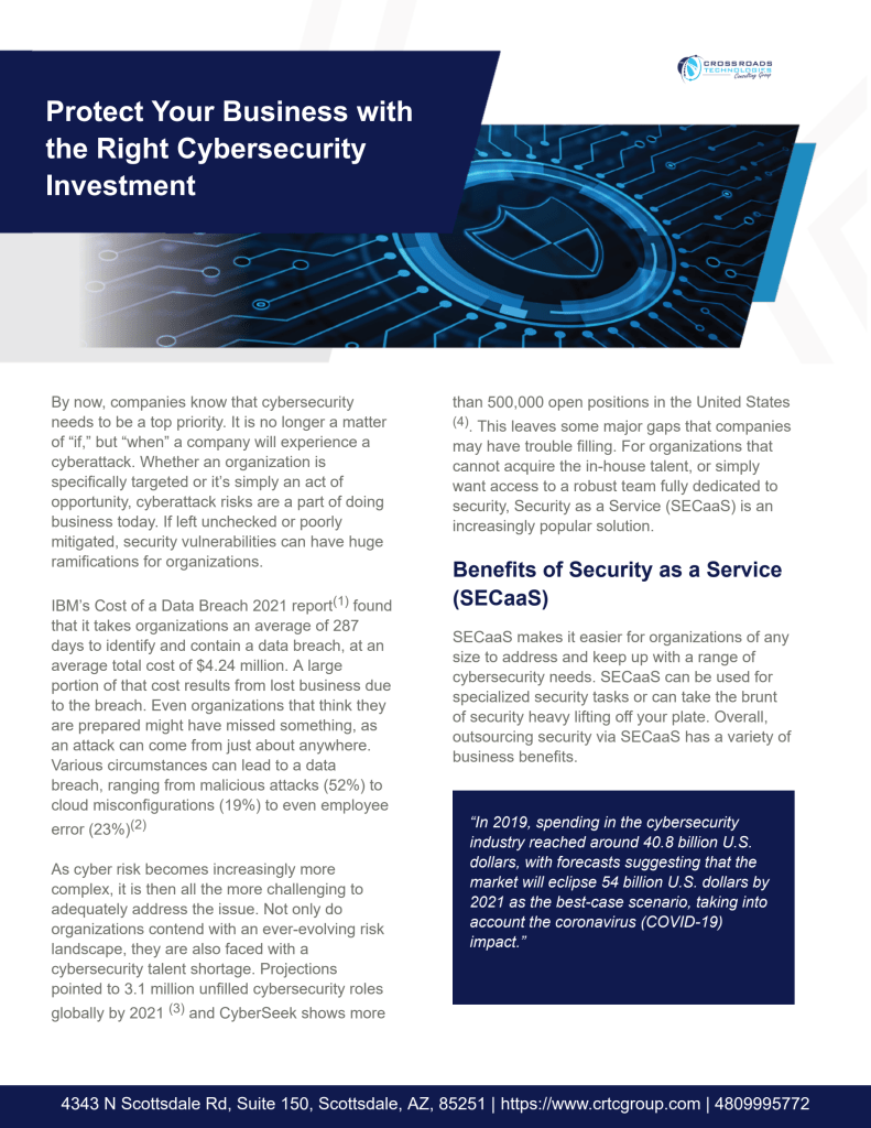 Cybersecurity White Paper Protect Your Business with the Right Cybersecurity Investment 3.pdf img 0